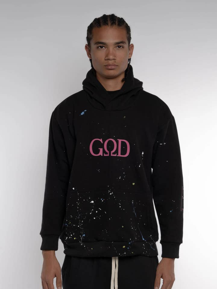 L'artiste Hættetrøje Sort for engroshandel hos Young God