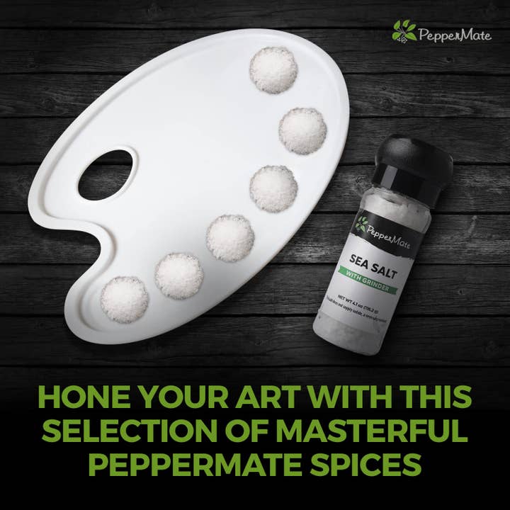 Peppermate – wholesale Salt mill – Disposable Sea Salt Grinder-4.1 OZ