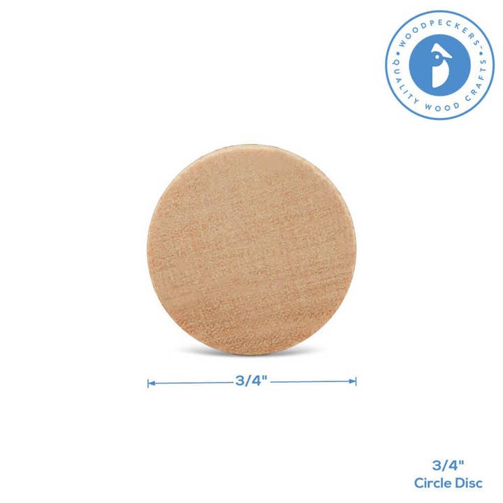 Woodpeckers Crafts - Wholesale Cutouts - Wood Circles