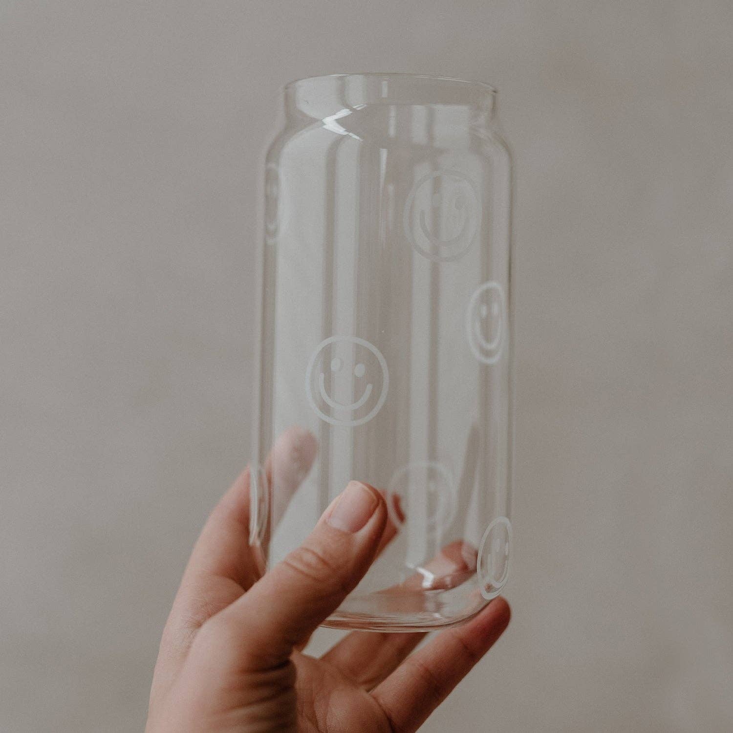 Eulenschnitt - Wholesale Drinking Glass/Cup - Smiley tall drinking glass (VE = 6 pieces)3