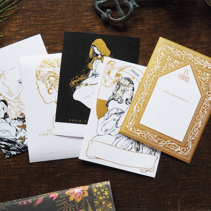 Fleur & Fable - Wholesale Sticker - Enchanted Mix Pack Bookplates - 10 pack