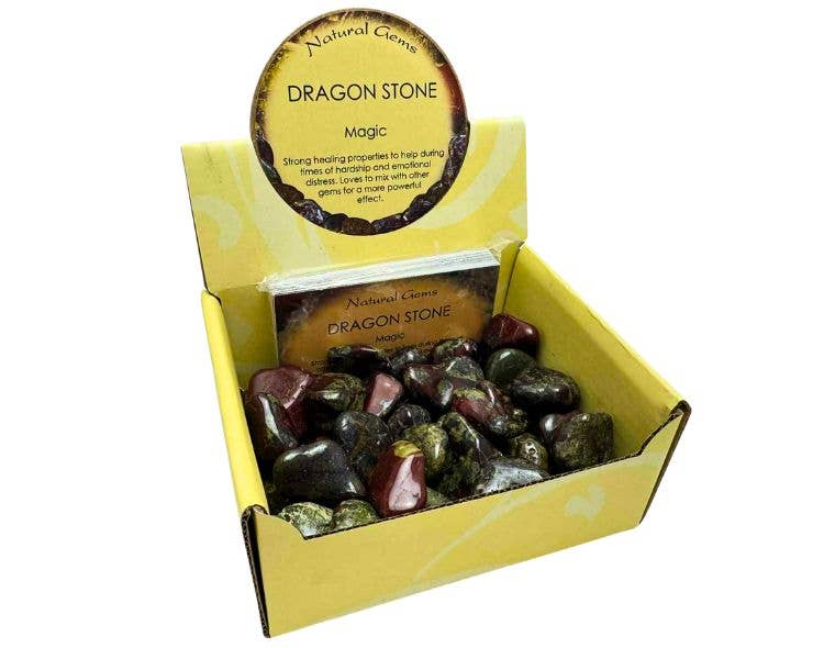 Crystal Magick Wholesale Ltd – wholesale Spiritual stone/crystal – Small Dragonstone Tumblestones Healing Box0