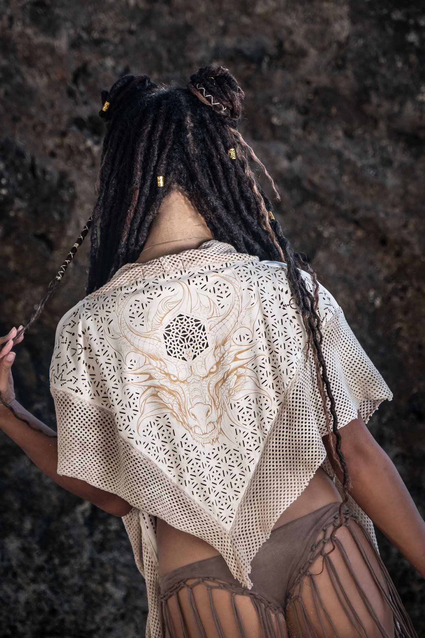 Cream Drachen Zen Rock / Schal für den Großhandel auf Faire1