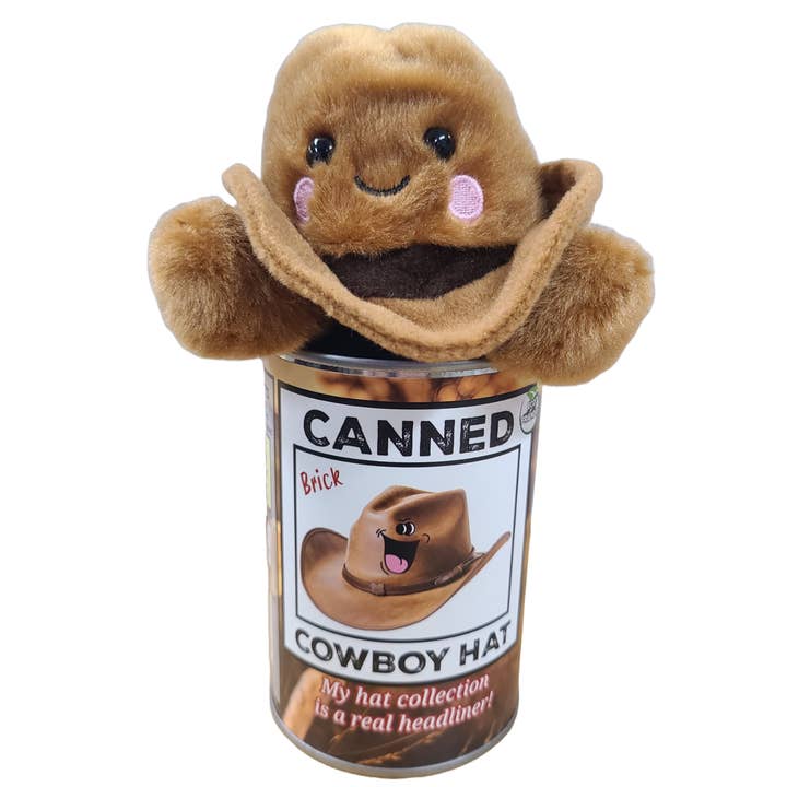 Canned Gifts - Wholesale Stuffed/Plush Toy - Kids & Baby - Canned Cowboy Hat | Western Plush w/Jokes | Unique Gift3