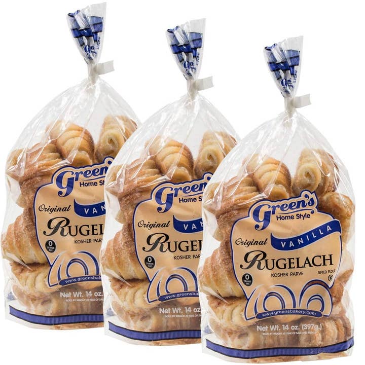 Green's Bakery Vanilla Rugelach Croissant, 6 Pack 14 oz. for wholesale by Green's Babka