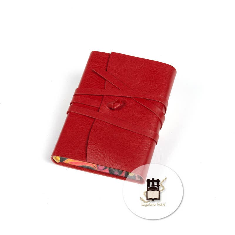 Legatoria Koiné - Vendita all'ingrosso Diari/agende - Diario in cuoio "Medioevalis" con bordi decorati6