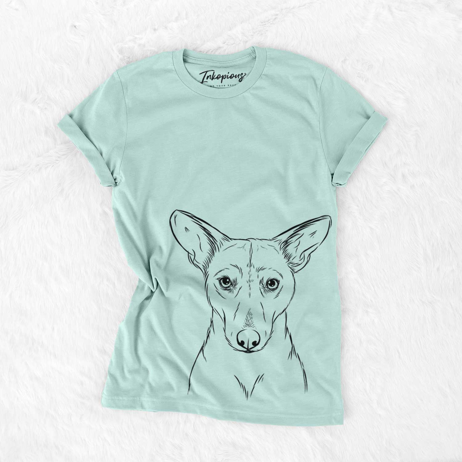 Inkopious - Wholesale Screen Printed T-Shirt - Unisex - Buff the Dorgi - Bella Canvas Unisex Crewneck0