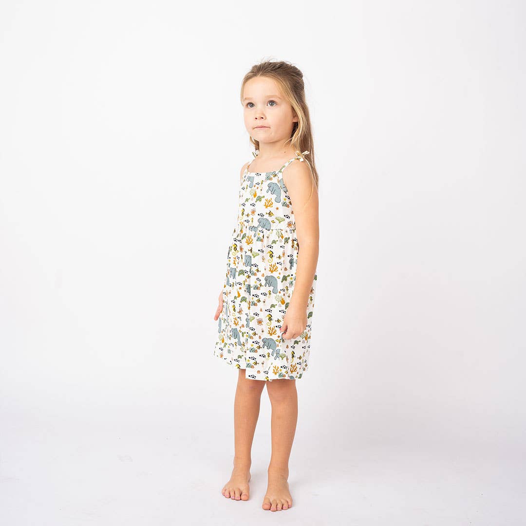 Emerson and Friends - Wholesale Dress - Kids - Manatee Summer Sundress Bamboo Kids Clothing3