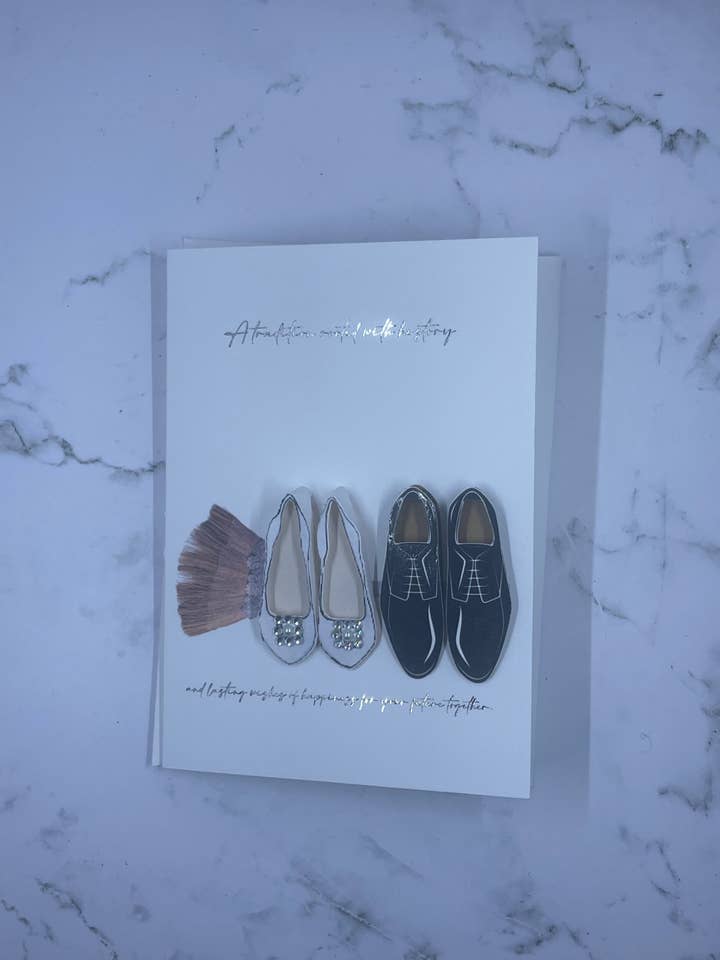 Traditional Roots Wedding Card for wholesale by D. Johnson & Co Greetings