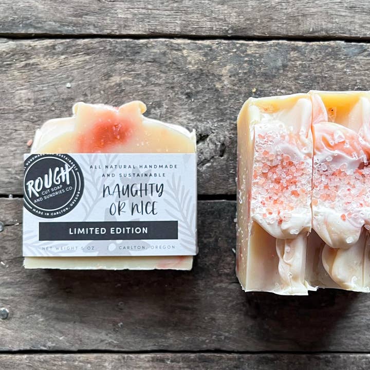 Fræk eller Nice for engroshandel hos Rough Cut Soap and Sundries