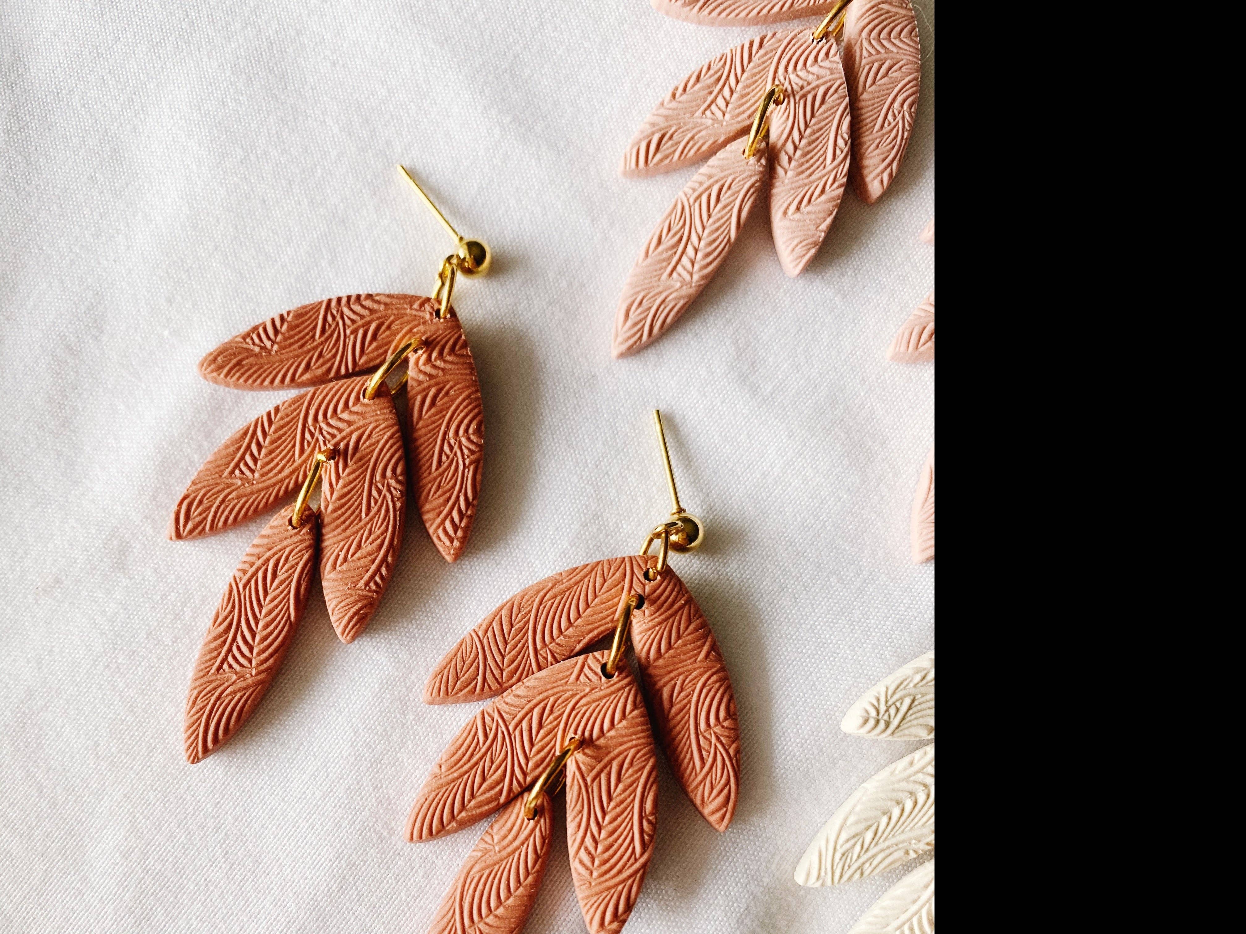 SageClayCo - Wholesale Dangle Earrings - Dahlia | Spring Edition1