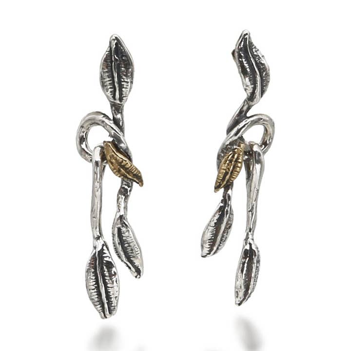 Regina øreringe i 925 sølv og bronze - ORA035 for engroshandel hos Mandile Gioielli