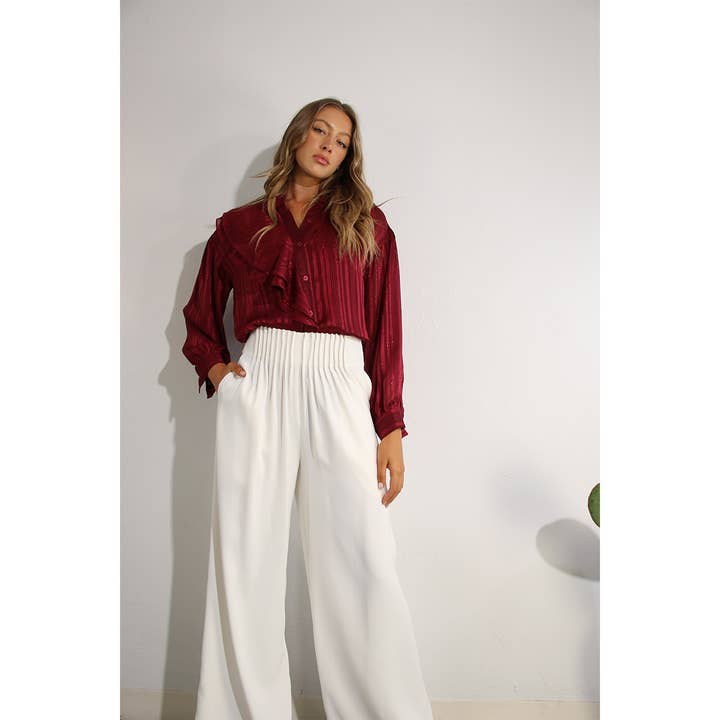 Mulla - Vendita all'ingrosso Pantalone - Donna - PANTALONI PLISSETTATI FRONTALI17