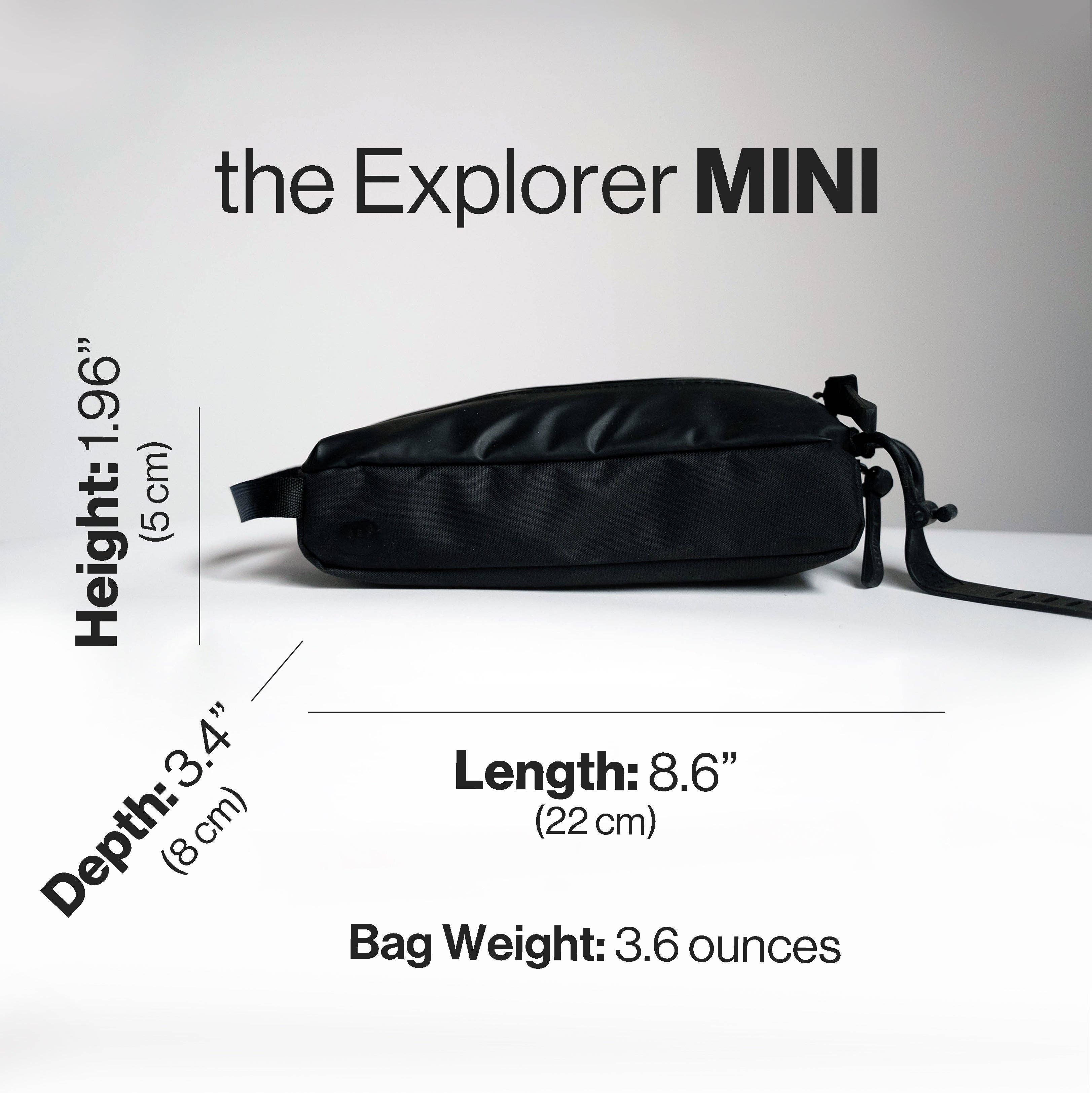 Gravel - Wholesale Toiletry Bag - Unisex - Explorer MINI™ Toiletry Bag - Minimal Travel5