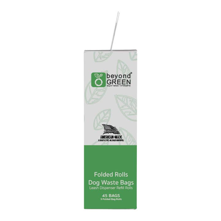 beyondGREEN biotech, Inc. - Wholesale Pet Poop Bag - Dog Waste Bags, 45-Count — Leash Dispenser Refill Rolls3