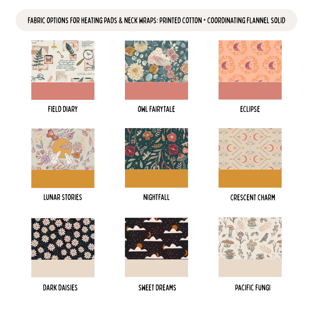 Two Birds Eco Shop - Wholesale Spa/Therapy Pillow - Weighted Neck Wrap - Variety6