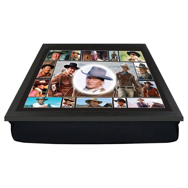 John Wayne Western Icon Lap Tray for wholesale by Ashbys Wholesale LTD