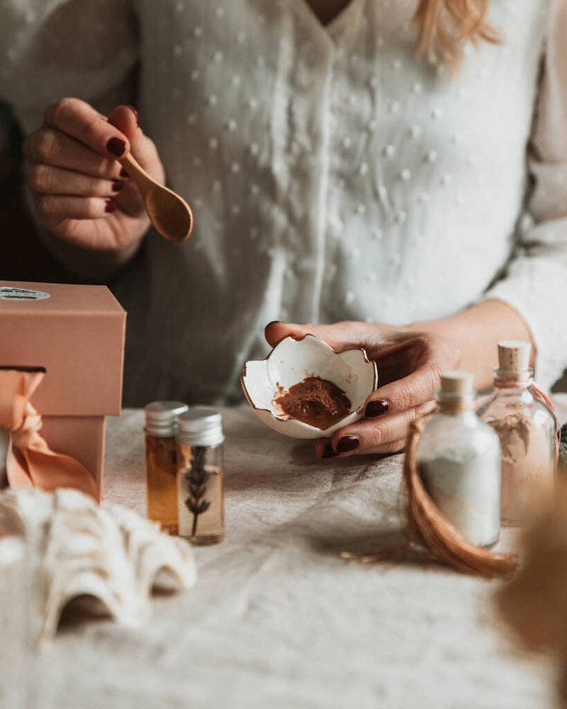 Coral & Moss – wholesale Skincare face mask – PINK CLAY MASK POWDER4