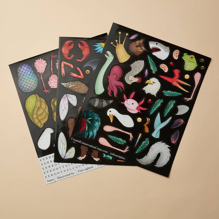 Dissent Pins - Wholesale Building Set - Kids - Cryptid Construction Kit