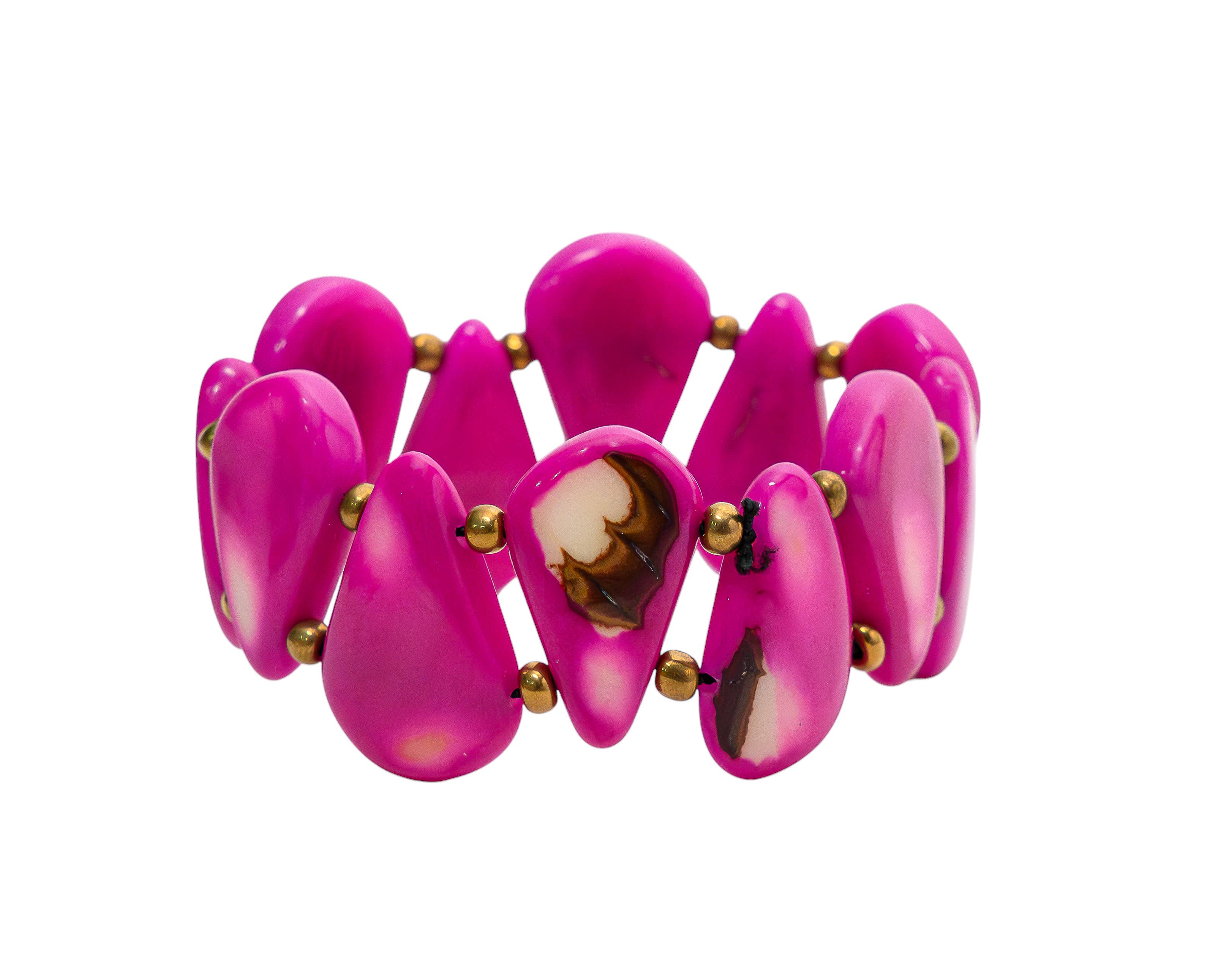 Organic Tagua Jewelry – wholesale Beaded bracelet – Lys Bracelet8