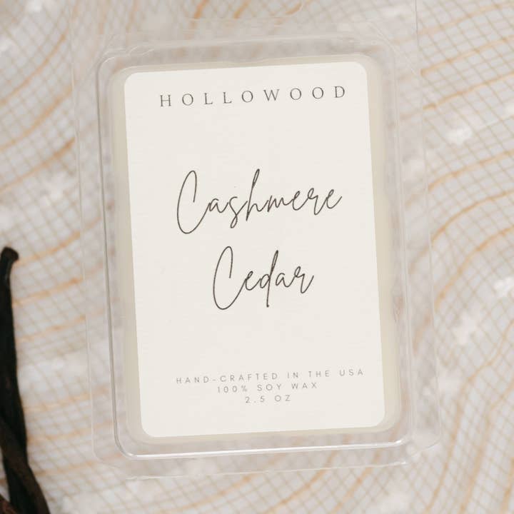 CASHMERE CEDAR | HOLIDAY | WAX MELT for wholesale by HOLLOWOOD FRAGRANCE