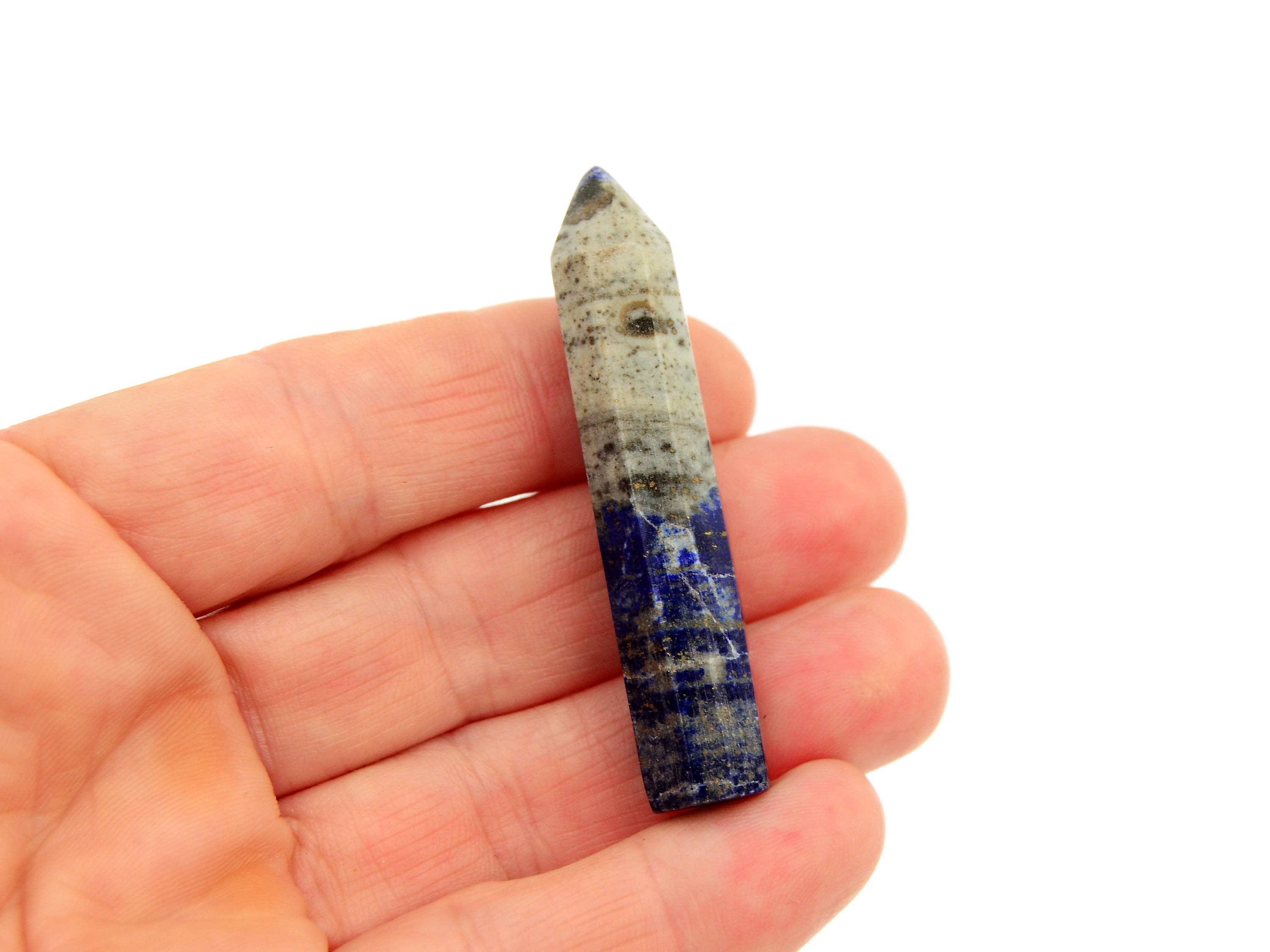 Kaia & Crystals - Wholesale Spiritual Stone/Crystal - Lapis Lazuli Point Crystal (50mm - 55mm)3