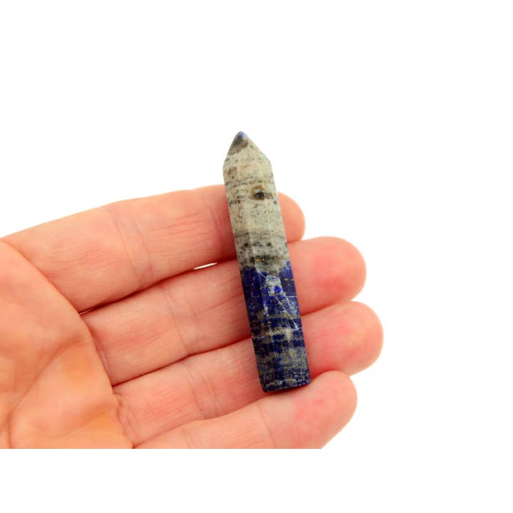 Kaia & Crystals - Wholesale Spiritual Stone/Crystal - Lapis Lazuli Point Crystal (50mm - 55mm)3