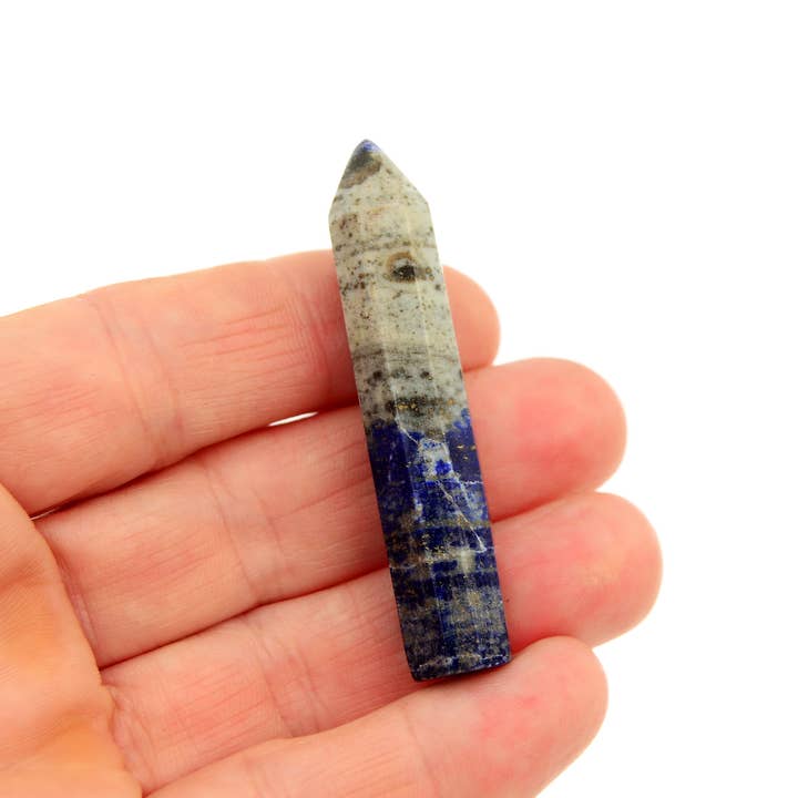 Kaia & Crystals - Wholesale Spiritual Stone/Crystal - Lapis Lazuli Point Crystal (50mm - 55mm)3