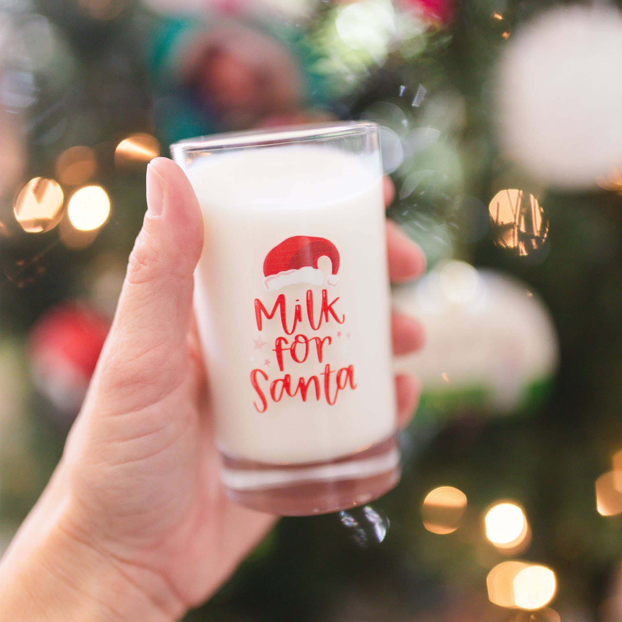 Pippi Post - Wholesale Drinking Glass/Cup - Milk For Santa Mini Juice Glass1