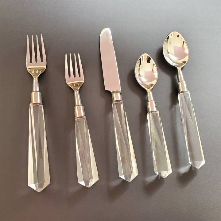 Personalized Cutlery Set - Acrylic Cutlery Set - 5 Piece Set for wholesale by Gibb & Daan