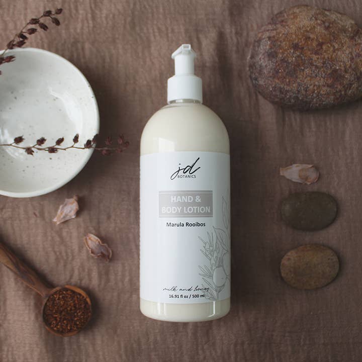JDBotanics - Wholesale Body Cream/Lotion - marula rooibos botanical body lotion (16.9 fl oz / 500ml)