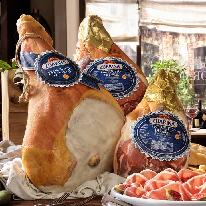 Alta Gama Foods - Wholesale Ham - Zuarina - Italy - 18 Month Aged Prosciutto di Parma- +-17lbs