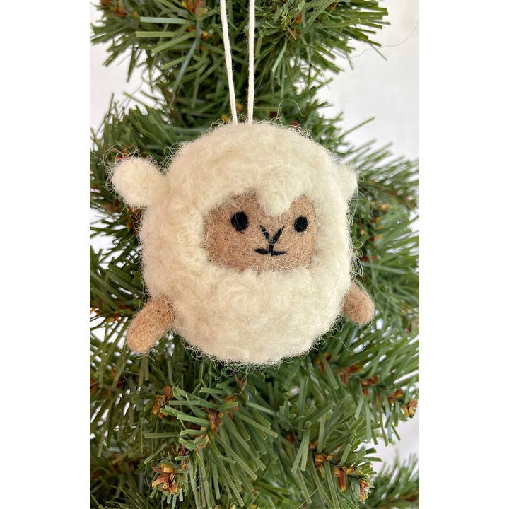 Ganesh Himal Trading – wholesale Prydnad – Filt Ovalt Fårprydnad