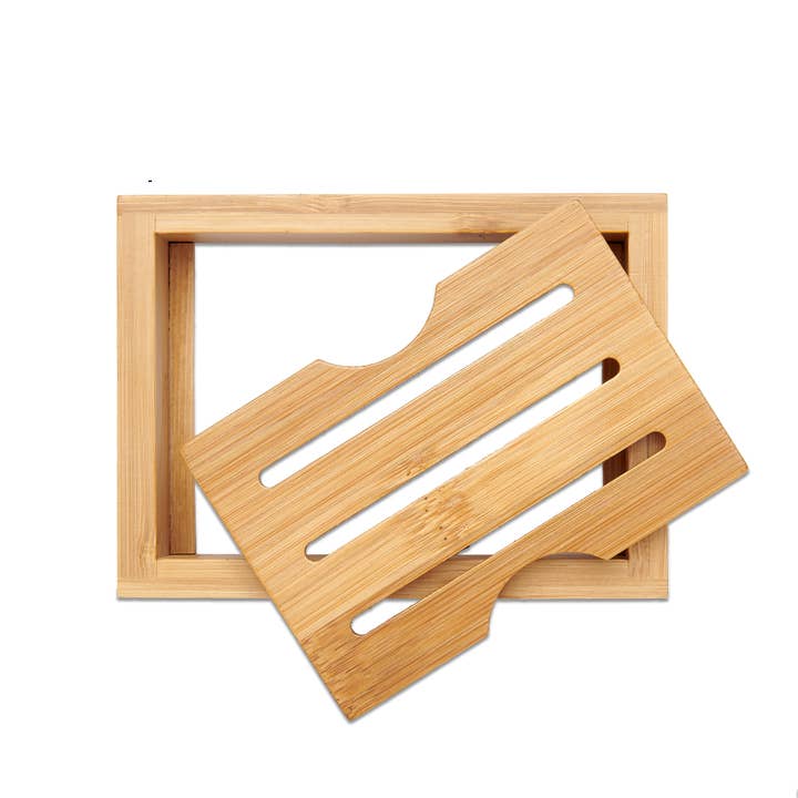The Brighton Beard Co. - Wholesale Bath Soap Dish - Eco Bamboo Tray1