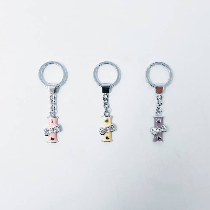 Rucci Professional - Wholesale Keychain – Unisex - KC Keychain with G-H-I Initials12