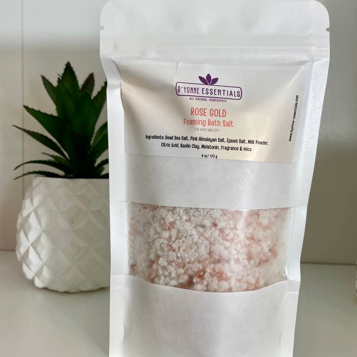 Foaming Bath Salts for wholesale by B'Yonne Essentials