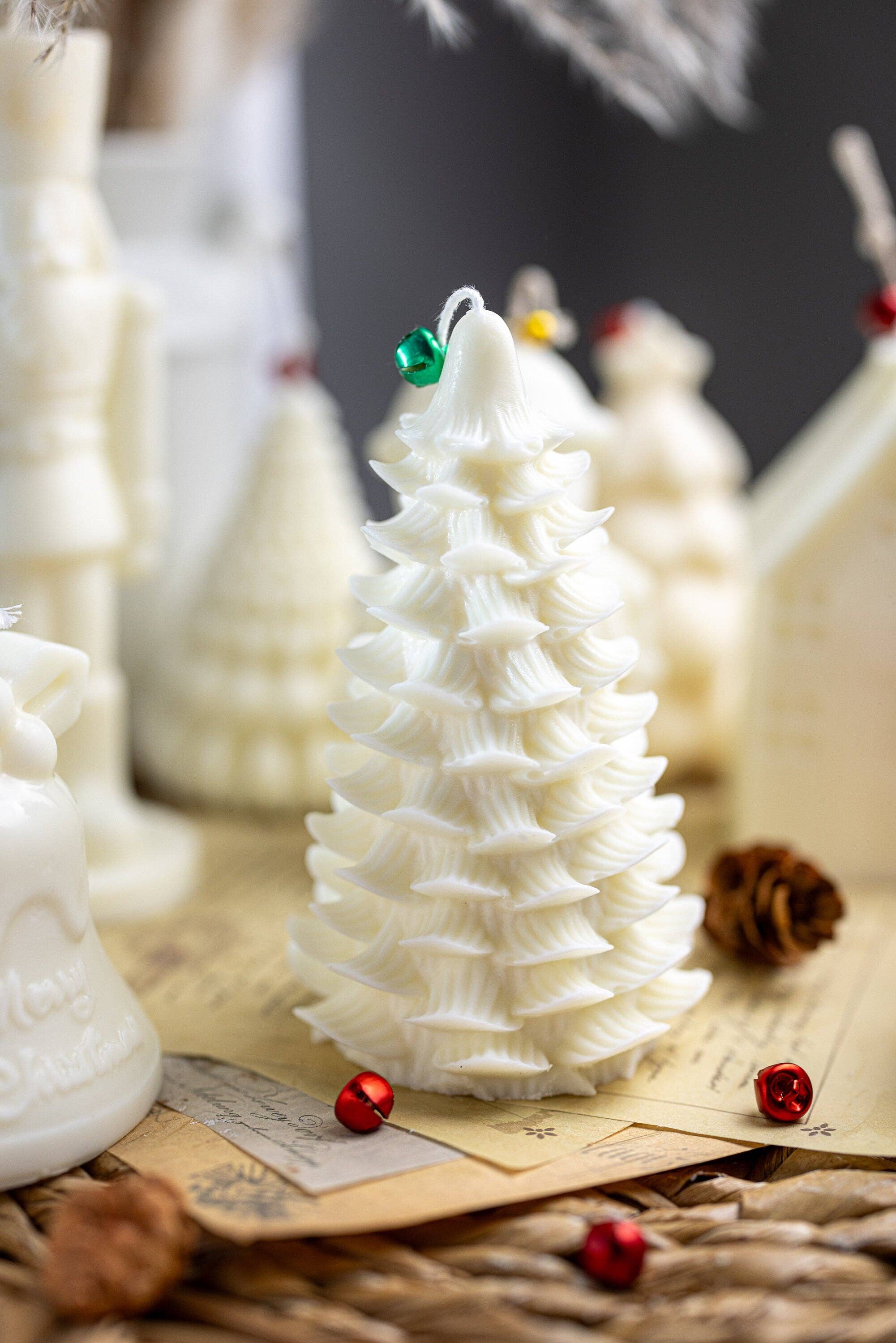 MySunshineCandless - Vendita all'ingrosso Candele regalo - CANDELA PER ALBERO DI NATALE | Candela decorativa natalizia | Festiva1