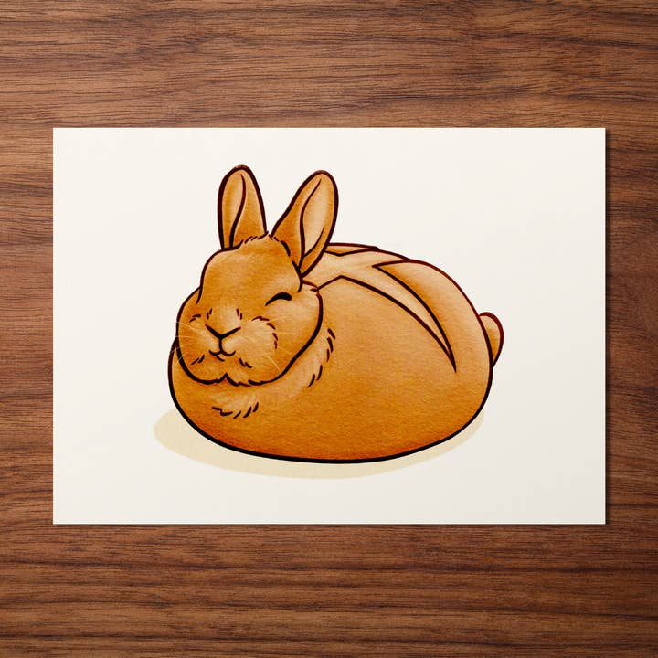 Firlefanz Design - Wholesale Postcard - Postcards "Pastry Bunnies 1" – Hand-Illustrated A6 Cards1