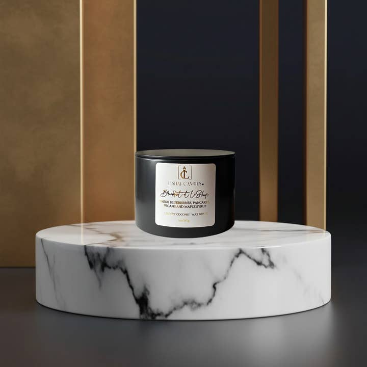 BREAKFAST AT LÉSHAY’S LUXURY WAX MELTS for wholesale by Leshay Candles, LLC