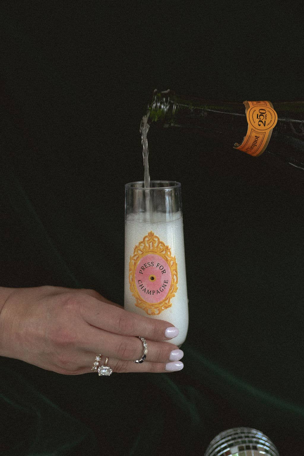 Sip Hip Hooray - Wholesale Champagne flute - Press For Champagne 9oz Flute Tossware