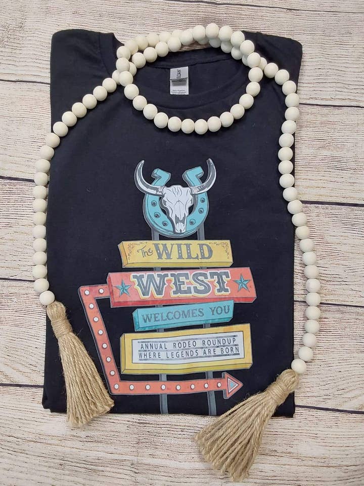 Wild West Tee for wholesale by Wanderlust Designs Wholesale