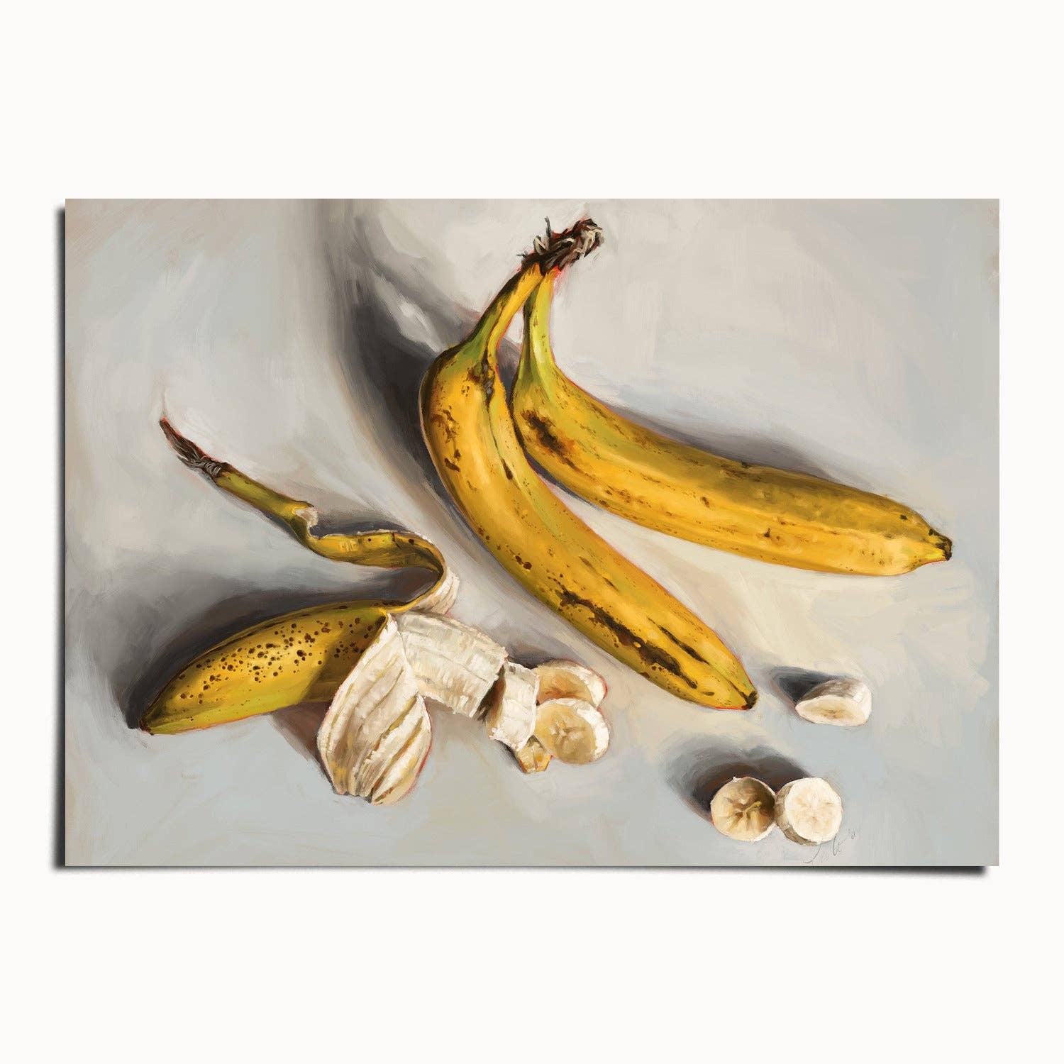 The Ugly Cat Studio - Wholesale Art Print - Bananas Still Life Art Print0