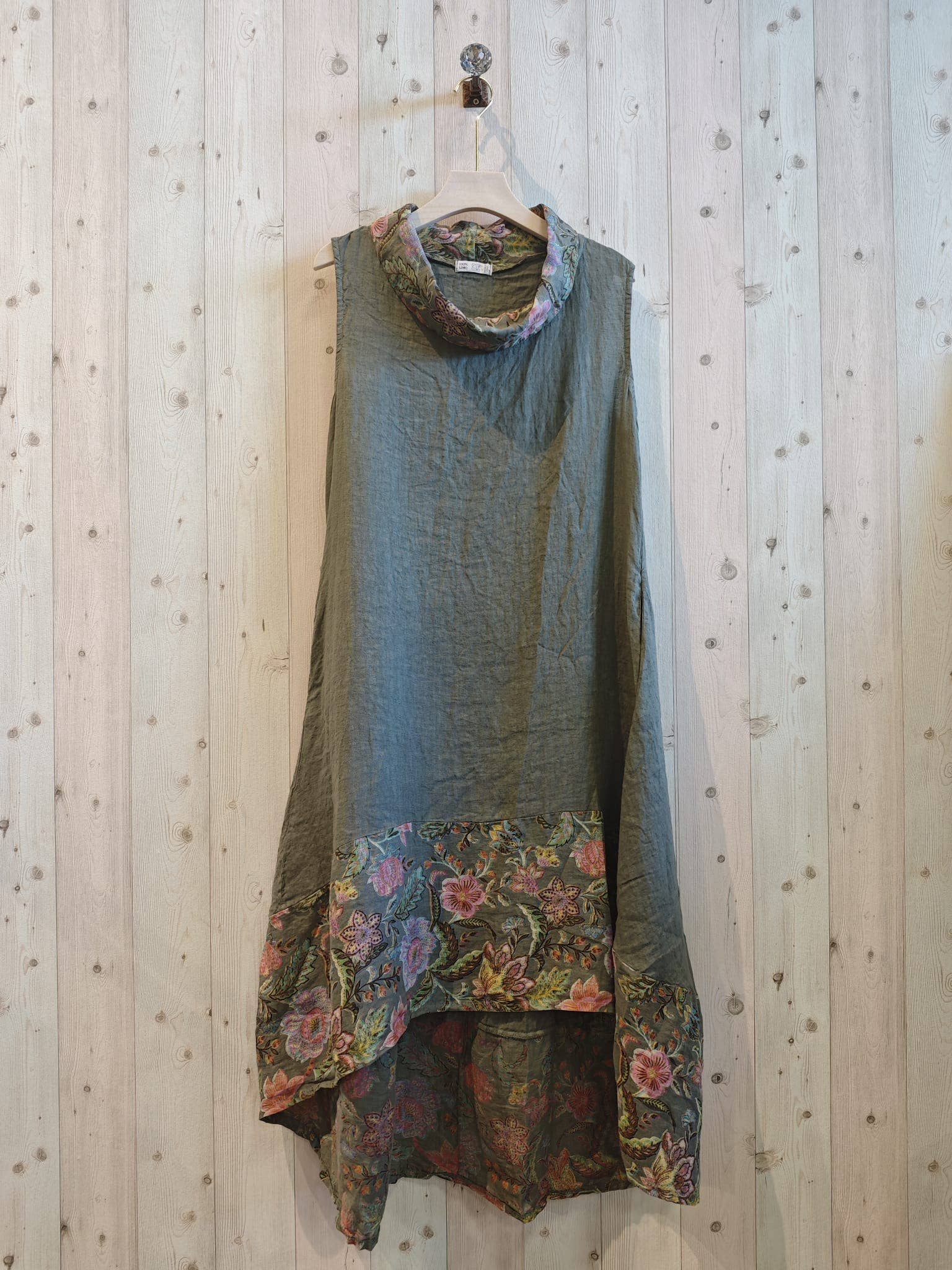 Linen & More – wholesale Dress – Women's – REF 26179 DRESS PRINTS 100% LINEN0