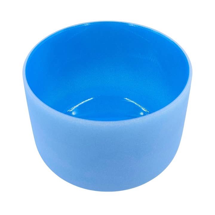 Earths Elements Wholesale - Wholesale Meditation Supplies - Crystal Singing Bowl - Blue/Throat, 10", Note G1
