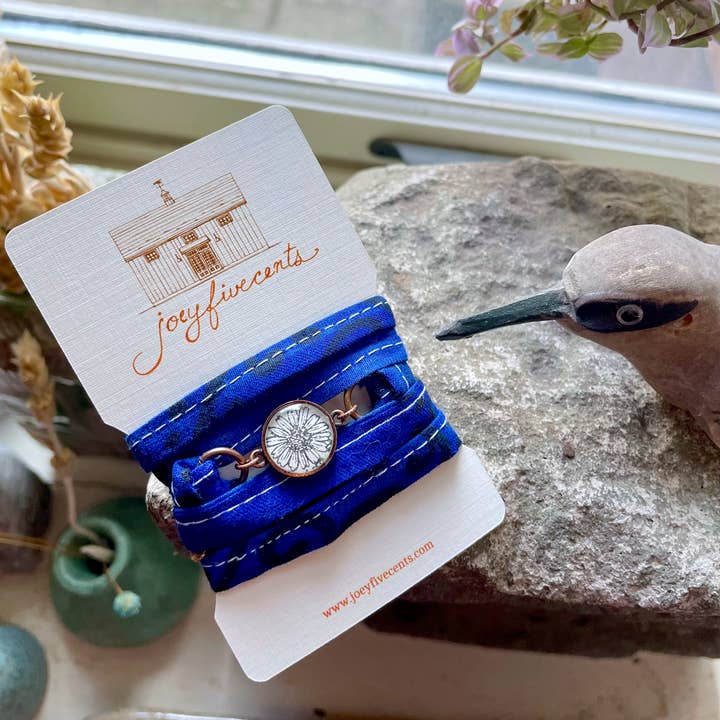 joeyfivecents - Wholesale Woven/Braided Bracelet - Sari Wrap Bracelet- repurposed cotton, adjustable, vegan4