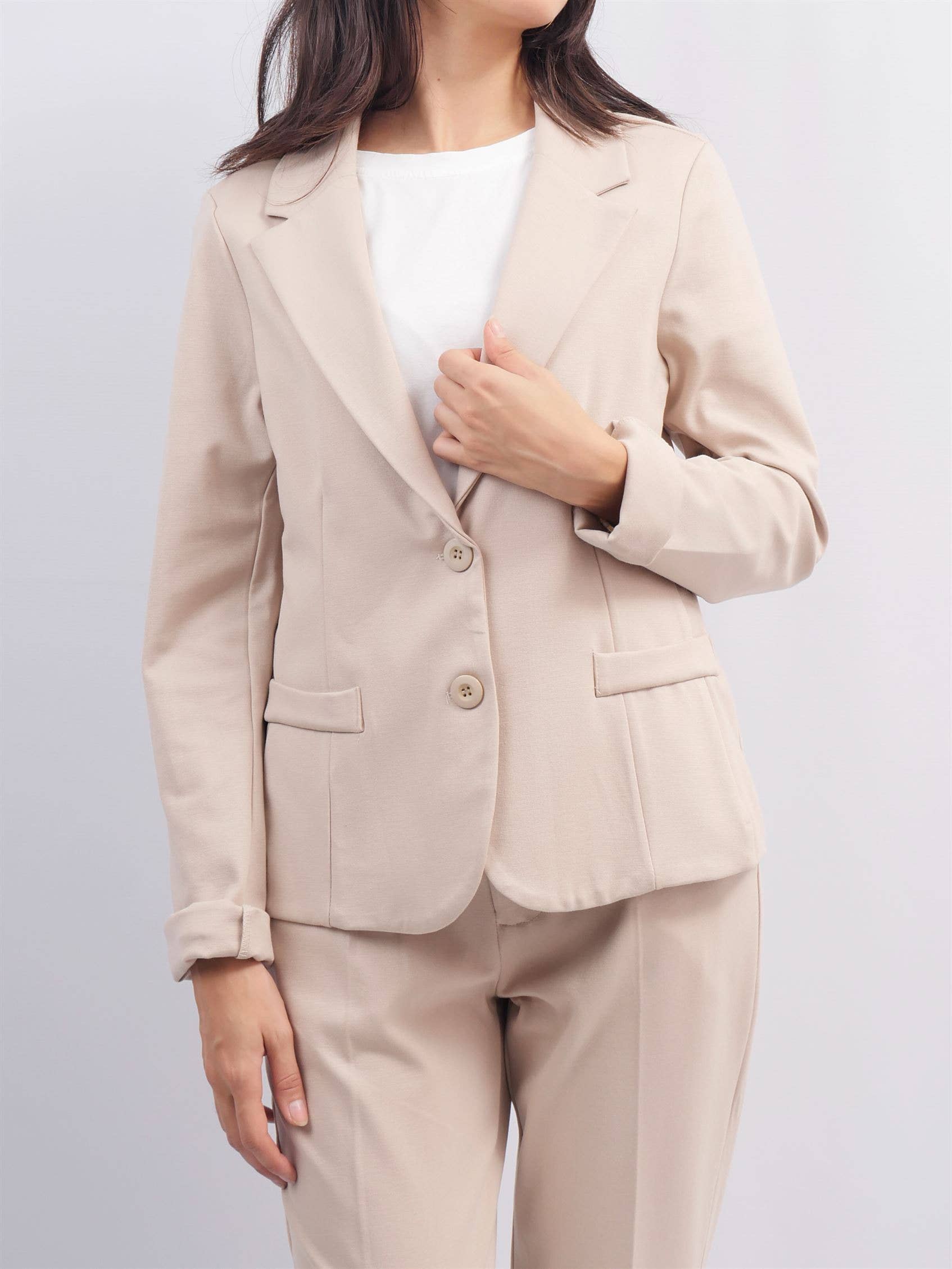 Cecile Wang - Wholesale Blazer - Women's - Stretch blazer CVA5161724