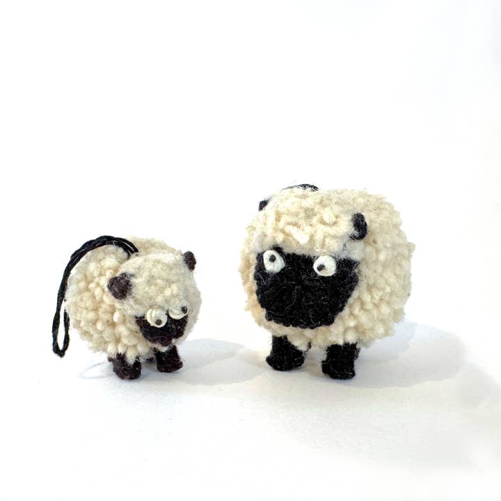 Little Flock Sheep Ornament Set for wholesale by Abrazo Style