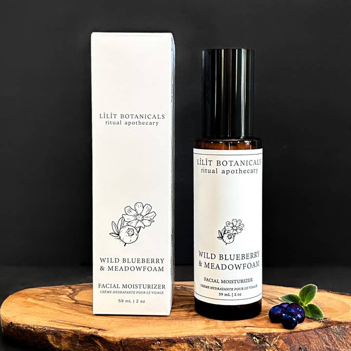 Wild Blueberry & Meadowfoam Facial Moisturizer for wholesale by Lilit Botanicals