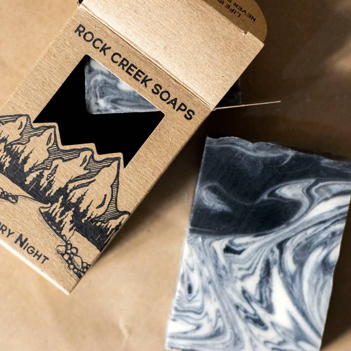 Rock Creek Soaps - Wholesale Bar Soap - Starry Night Bar Soap | Vanilla, Sandalwood & Currants4