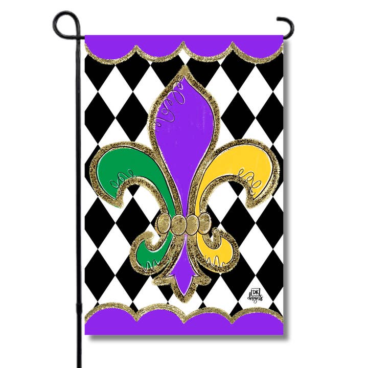 Mardi Gras Fleur-de-lis Glam for wholesale by DK Designs Georgia